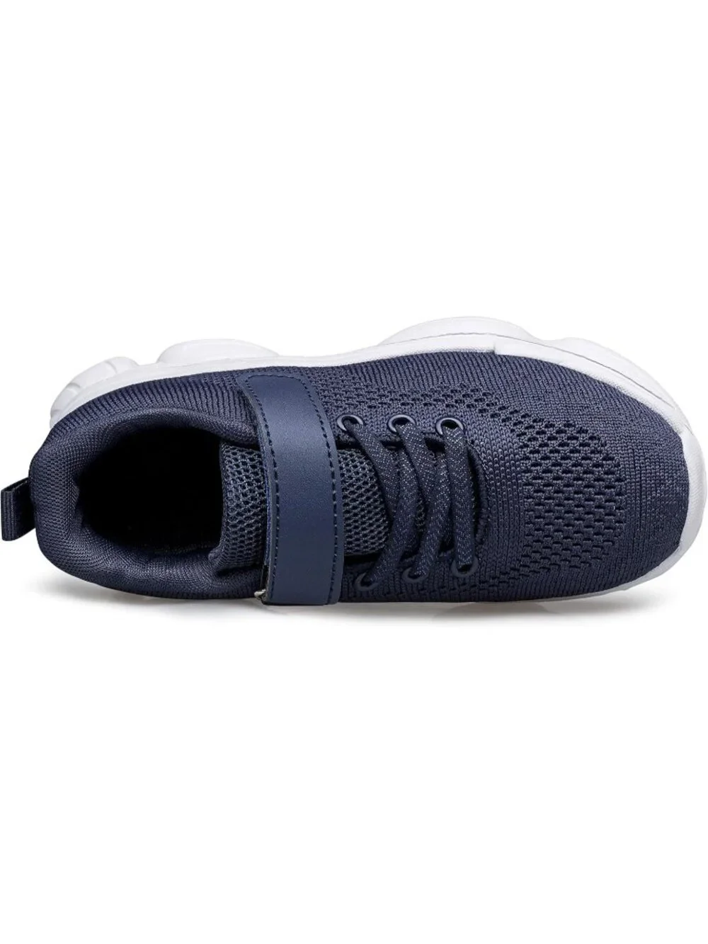 Kids Blue Mesh Shoes Toddler Boys Girls Running Sports Strap Breathable Sneakers